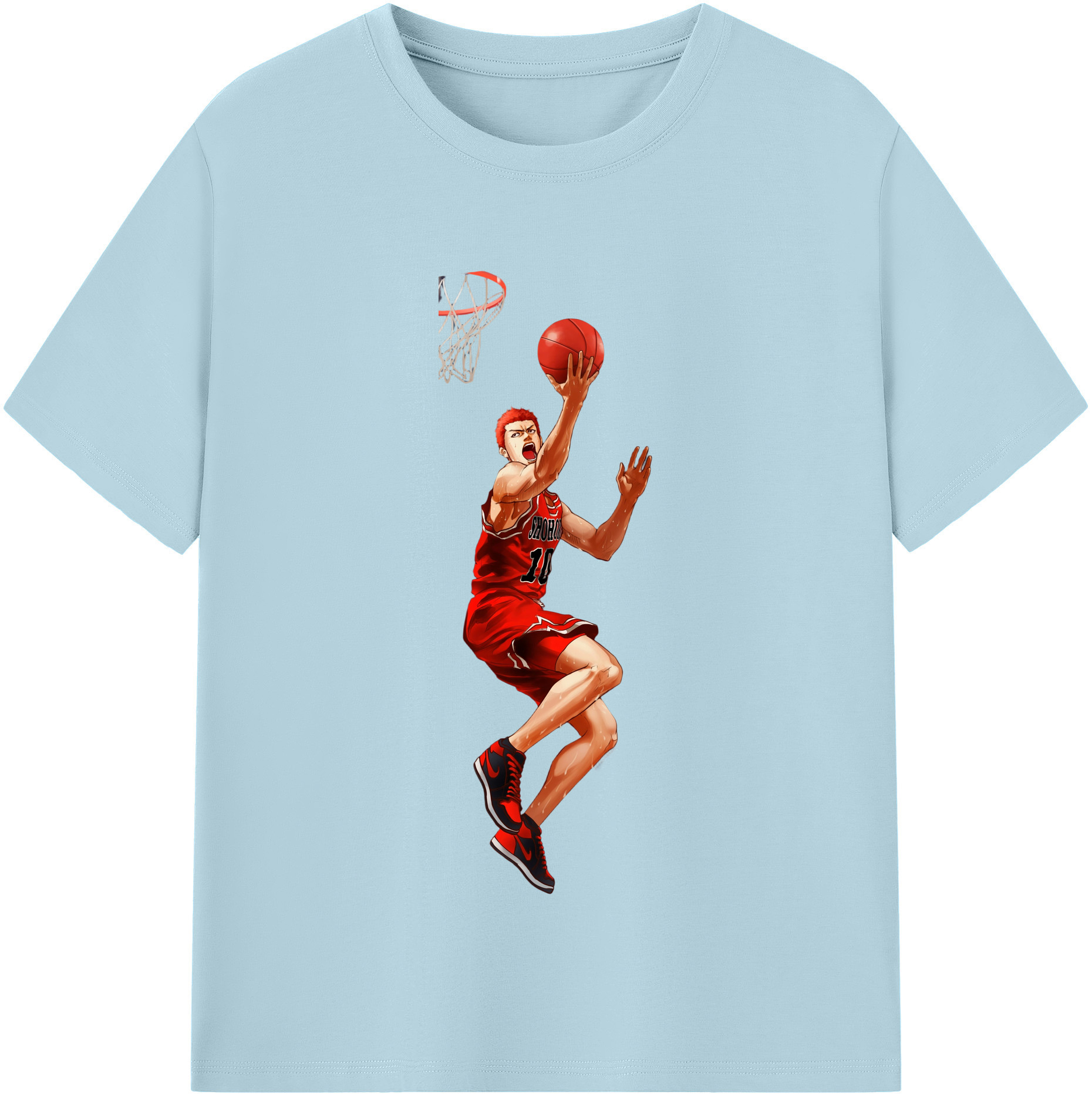 （画像用） SLAM DUNK／スラムダンク 綿100％半袖Tシャツ（フロントプリント）